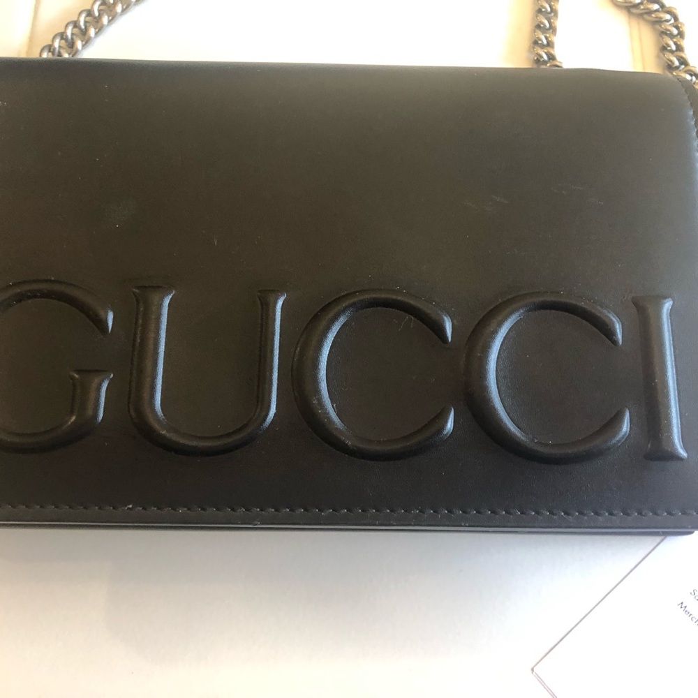 Gucci Black Leather Handbag